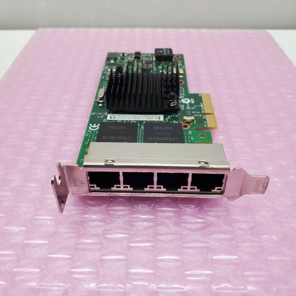 @T0360 秋葉原万世鯖本舗 Fujitsu純正品 INTEL Ethernet Server Adapter I350-T4 ロープロファイルブラケット 1GbE LAN 4ポート拡張カード