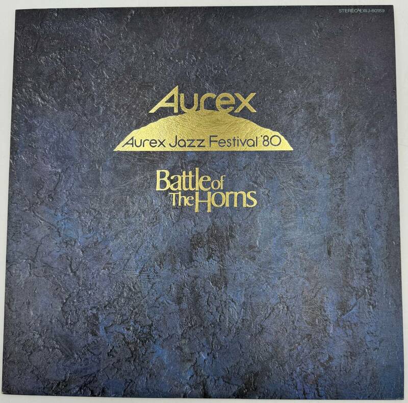 N1133-22-3 【見本盤】Various「Aurex Jazz Festival '80 - Battle Of The Horns」LP（12インチ）/Eastworld(EWJ-80189)/ジャズ