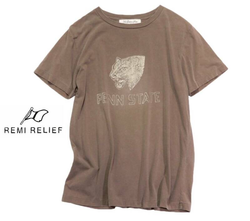 レミレリーフ REMI RELIEF PENN STATE ロゴ Tシャツ M
