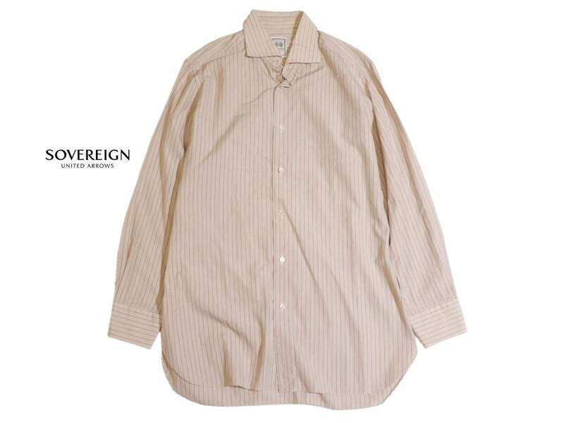 SOVEREIGN UNITED ARROWS ソブリン ユナイテッドアローズ ストライプ シャツ 39