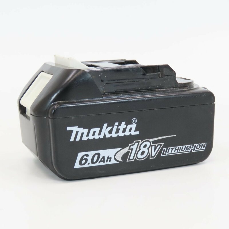 7335-60 動作品 makita マキタ 純正 リチウムイオン バッテリー 電池 BL1860B 18V 6.0A 電池残量表示付 1個