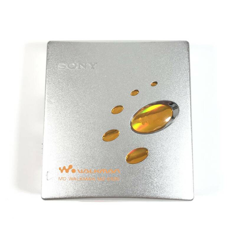 【動作品】SONY ソニー MD ウォークマン MZ-E520 オレンジ 乾電池ケースで動作確認済み ※ガム電池では通電しません