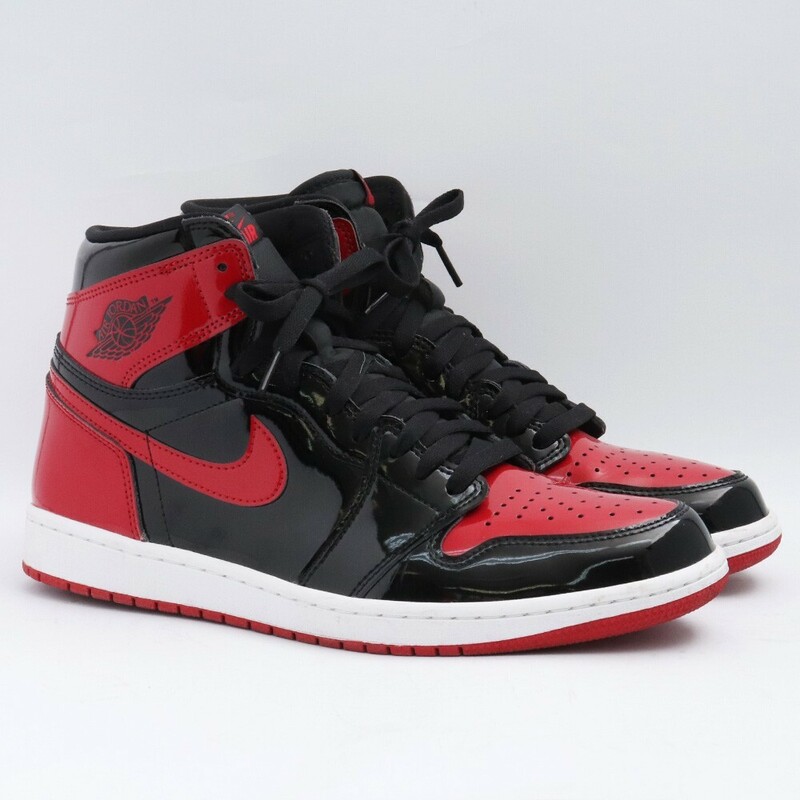 29cm NIKE Air Jordan 1 High OG Patent Bred 555088-063 ナイキ エアージョーダン パテント ブレッド ハイカット スニーカー