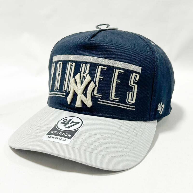 【新品】47 HITCH ニューヨーク ヤンキース ツートン ネイビー x グレー NY Yankees Navy x Red CAP 帽子 キャップ 