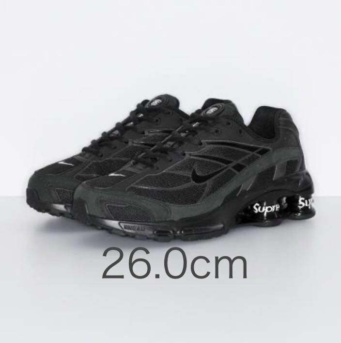 新品Supreme Nike Shox Ride 2 Black/Black-White 26.0cm DN1615-001 US8 シュプリーム ナイキ ショックス ライド 黒 ブラック
