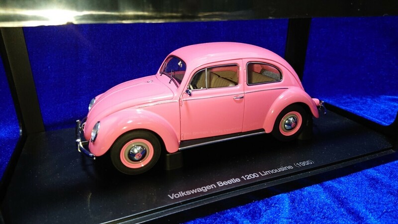 1/18 Autoart オートアート Volkswagen Type1 Limousine Beetle 1955 Pink 79775 フォルクスワーゲン VW タイプ1 ビートル リムジン