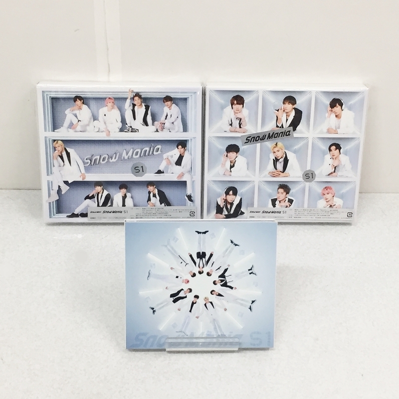 0151833L★ Snow Man　Snow Mania S1　３形態セット　初回盤A/初回盤B/通常盤(初回仕様：スリーブ・フォトブック付き)　CD・DVD