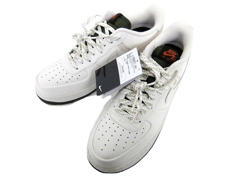 28.5ｃｍ 箱付き 未使用 ナイキ エアフォース 1 '07 LV8 ファントム FB8877-001 Nike AIR FORCE ホワイト カーキ 新品