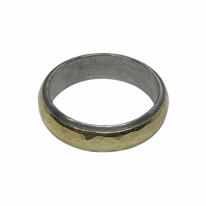 MALCOM BETTS マルコムベッツ シルバー925 リング 指輪 ゴールド シルバー サイズ 19号 正規品 / 32589