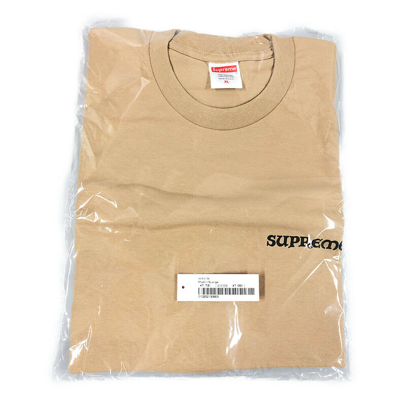 SUPREME シュプリーム 23AW Worship Tee Tシャツ カーキ サイズXL 正規品 / 32399