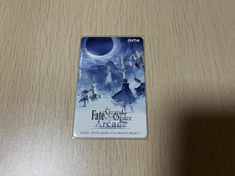 Fate/GrandOrderArcade aimeカード ロケテスト限定品 非売品 fgo fgoac fgoアーケード　2