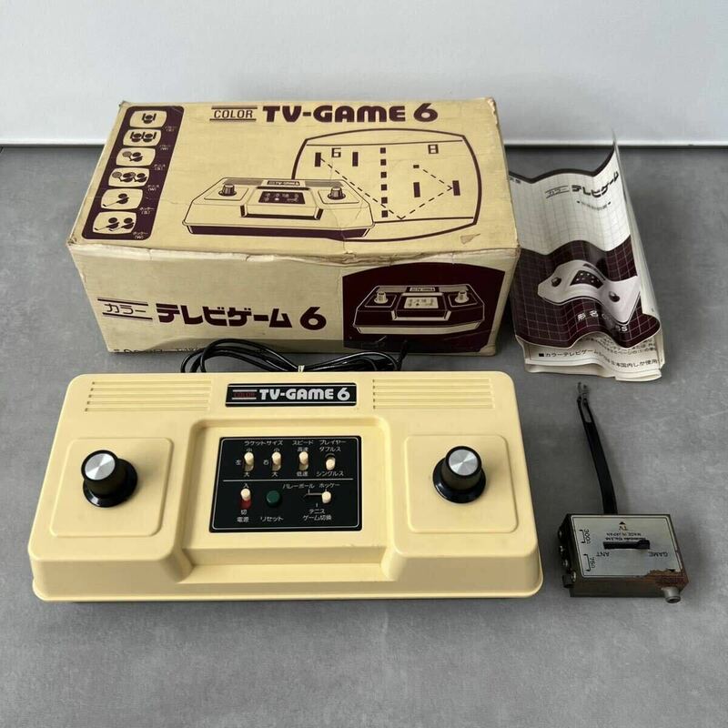 当時物★1977年 カラー テレビゲーム6 CTG-6S 任天堂 Nintendo 昭和50年代 レトロゲーム機 本体 ビンテージゲーム機 ヴィンテージゲーム