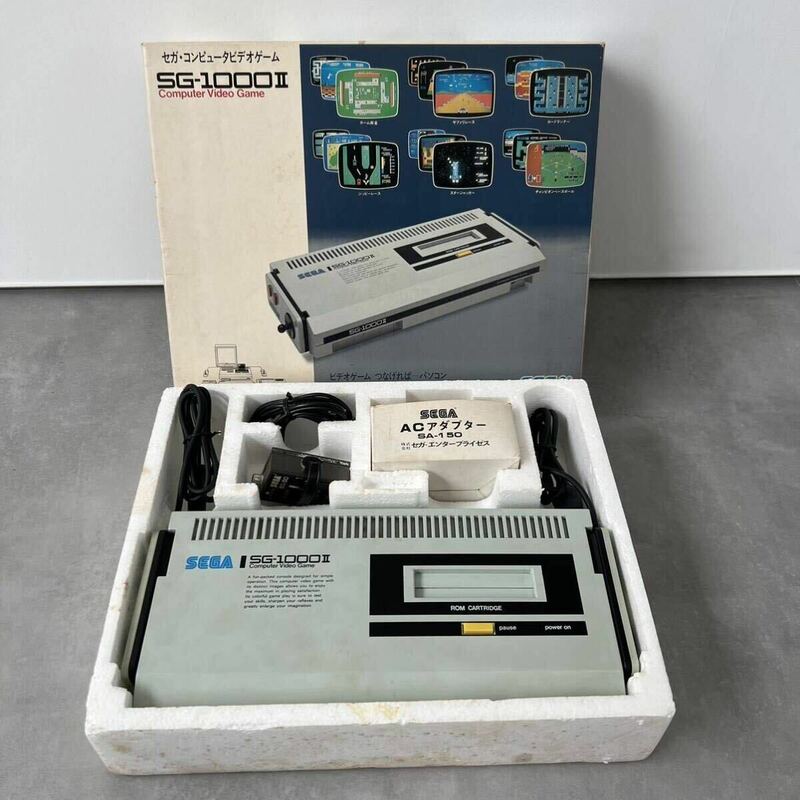 当時物★1984年 SG-1000Ⅱ セガコンピュータビデオゲーム 昭和50年代レトロゲーム機 本体 ビンテージゲーム機 ヴィンテージパソコンゲーム