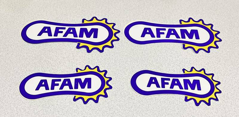 AFAM ステッカー　4枚セット(大小2枚ずつ)