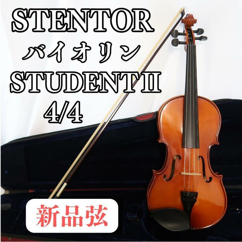 【美品】STENTOR STUDENTII バイオリン 4/4 ステンター