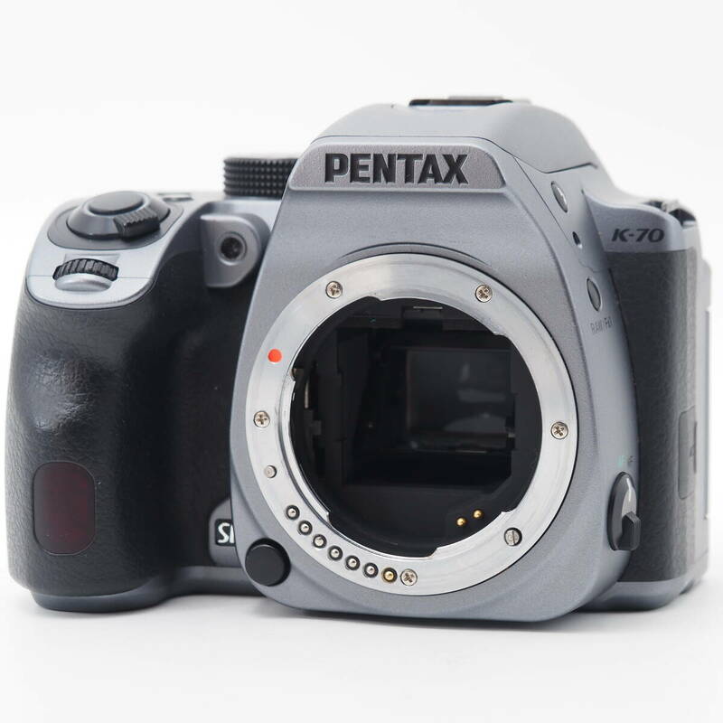 101990☆ほぼ新☆PENTAX K-70 ボディ シルバー デジタル一眼レフカメラ