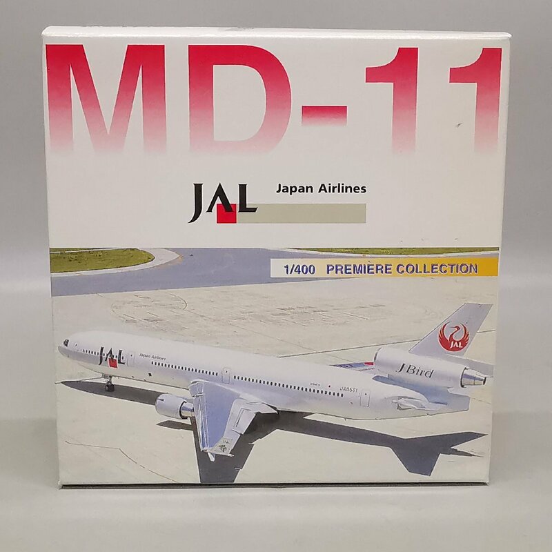 未使用 JAL 日本航空 MD-11 1/400 プレミアコレクション Dragon Wings 元箱入 付属品 航空機 模型 Z5584