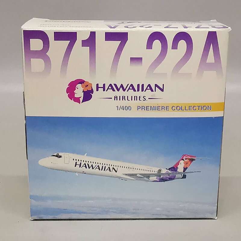 未使用 HAWAIIAN ハワイアン航空 B717-22A 1/400 プレミアコレクション Dragon Wings 元箱入 付属品 航空機 模型 Z5586