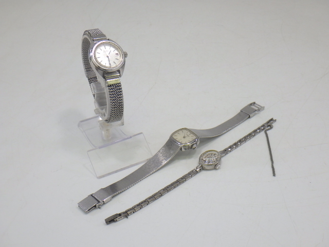 z4D151Z- SEIKO セイコー レディース 腕時計 自動巻き 手巻き 不動品 ジャンク品 おまとめ3点