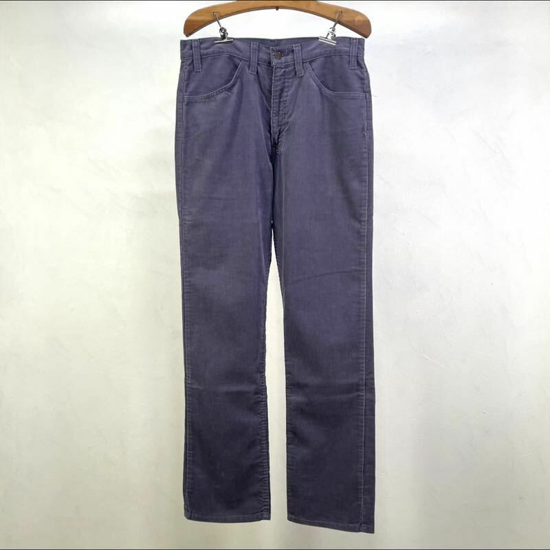 極美品 70sレアカラー USA製 Levi's 519 W33 L32 コーデュロイパンツ made in usa 検) ピケ カツラギ 517 505 646 リーバイス levis