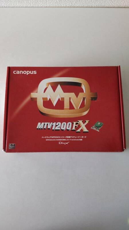 Canopus MTV1200FX ハードウェアMPEG2エンコーダ機能搭載チューナーボード　未開封