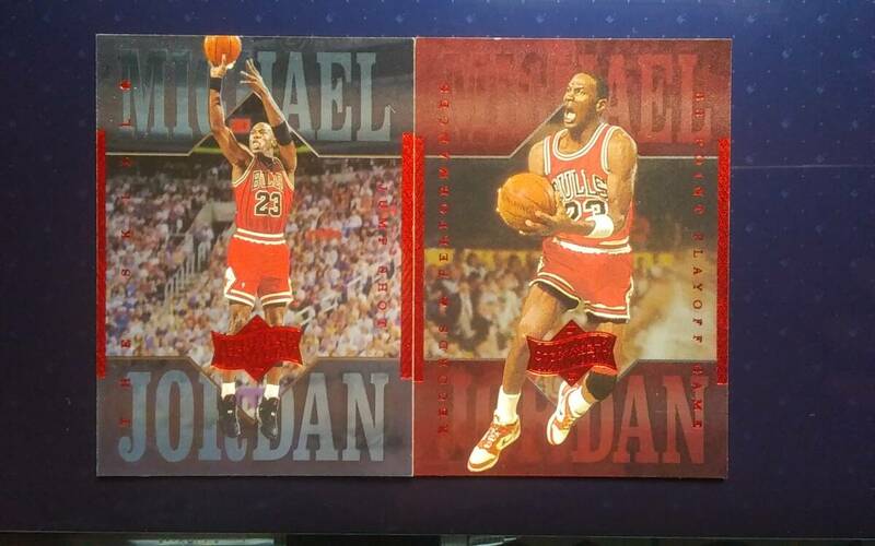 1999 UPPER DECK ATHLETE OF THE CENTURY CHICAGO BULLS 【MICHAEL JORDAN】 #1 & #2