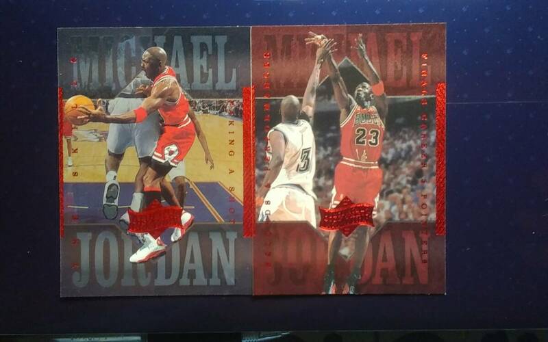 1999 UPPER DECK ATHLETE OF THE CENTURY CHICAGO BULLS 【MICHAEL JORDAN】 #7 & #8