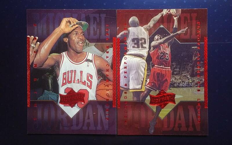 1999 UPPER DECK ATHLETE OF THE CENTURY CHICAGO BULLS 【MICHAEL JORDAN】 #11 & #12