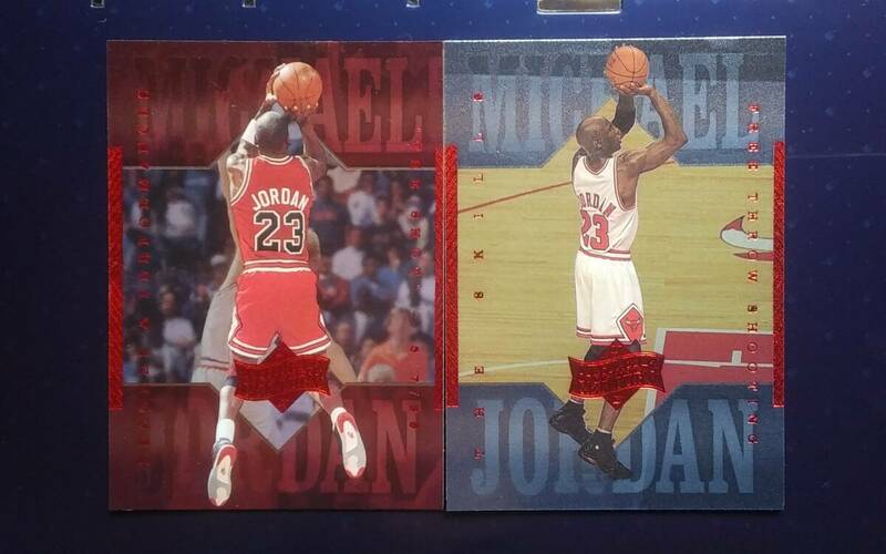 1999 UPPER DECK ATHLETE OF THE CENTURY CHICAGO BULLS 【MICHAEL JORDAN】 #13 & #14