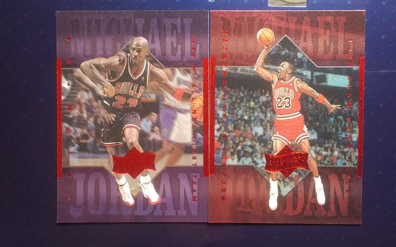 1999 UPPER DECK ATHLETE OF THE CENTURY CHICAGO BULLS 【MICHAEL JORDAN】 #23 & #24