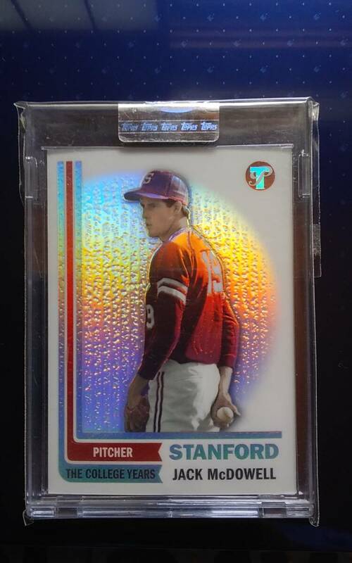 2005 topps Pristine WHITE SOX 【JACK McDOWELL】 THE COLLEGE YEARS STANFORD #123 リフラクター [101/199] マグホ未開封