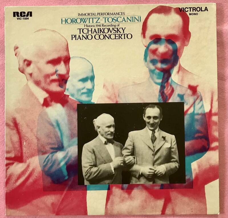 【 LP レコード ：USA盤 】Horowitz-Toscanini （ホロヴィッツ-トスカニーニ）Tchaikovsky Piano Concerto No.1 MONO VIC-1554