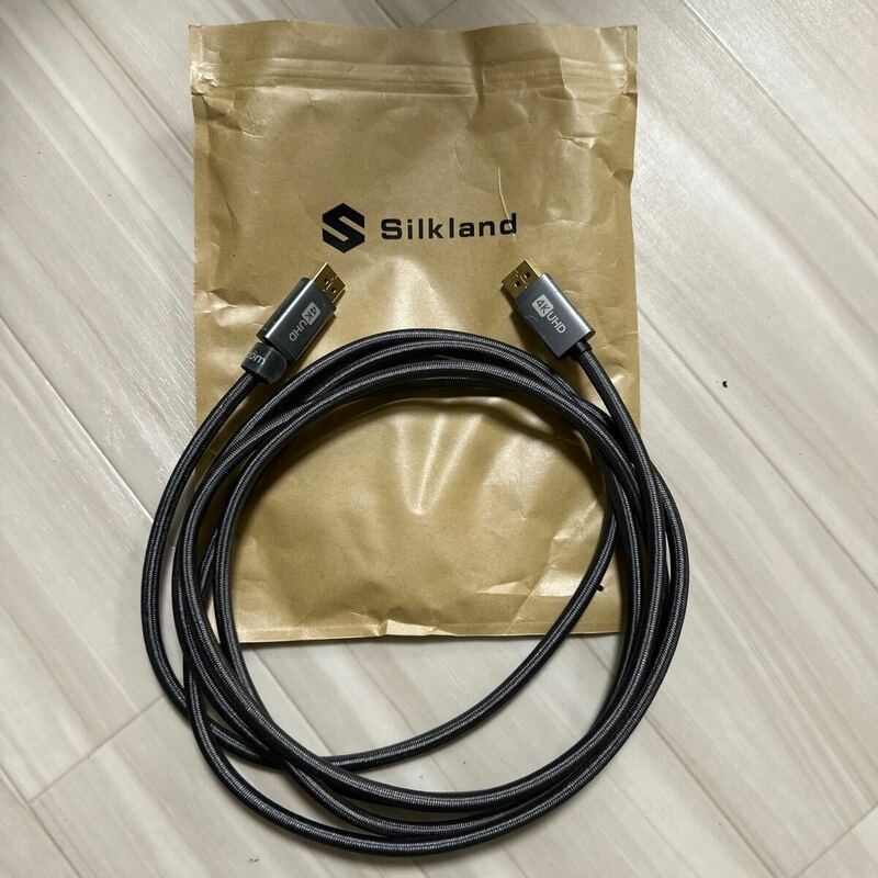 DisplayPort ケーブル 3M 【VESA認証】 Silkland ディスプレイポート ケーブル 4K ゲーミング