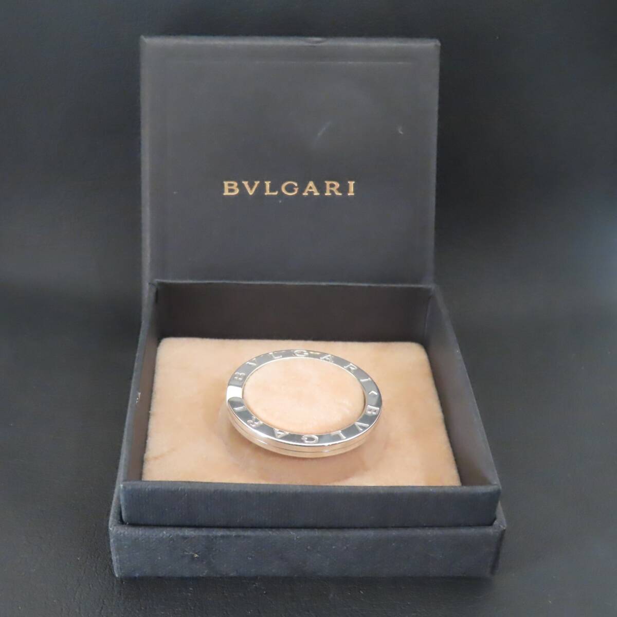 新品同様 美品 BVLGARI ブルガリ キーリング シルバー925 スターリングシルバー 箱付き .