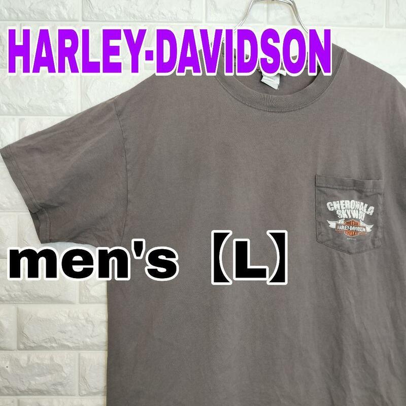 B816【HARLEY-DAVIDSON】半袖Tシャツ【メンズL】
