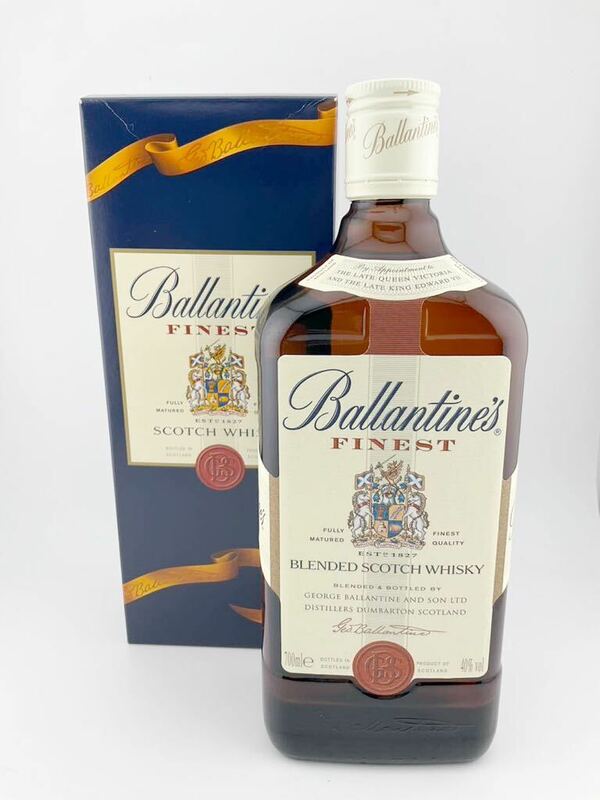 古酒 未開栓 Ballantines バランタイン FINEST スコッチ ウイスキー 700ml アルコール分40％(k5740-y222)