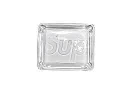  国内 未開封　新品　Supreme Debossed Glass Ashtray 灰皿　ガラス　クリア シュプリーム　