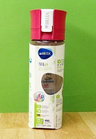 未使用 BRITA ブリタ フィル&ゴー バイタル ボトル型浄水器 0.6L ピンク 浄水ボトル 水筒
