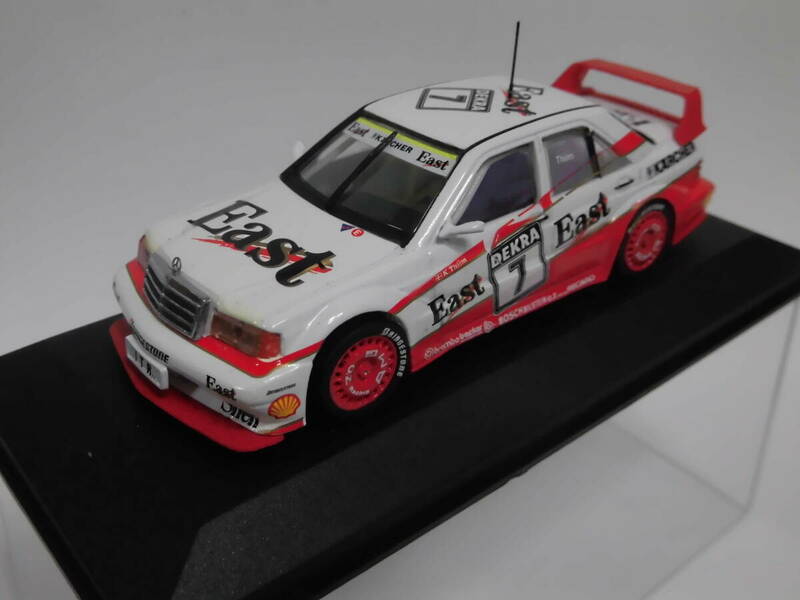 1/43 メルセデス ベンツ 190E Evo.2 #7 Kurt Thim East チーム AMG DTM 1991 初期 銀箱 絶版品 送料込