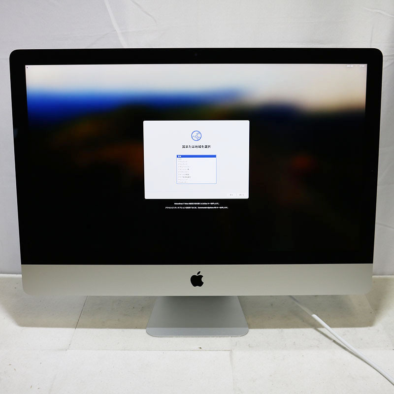 美品 Apple iMac Retina 5K, 27インチ, 2019 3.0GHz i5/8GB /SSD 512GB