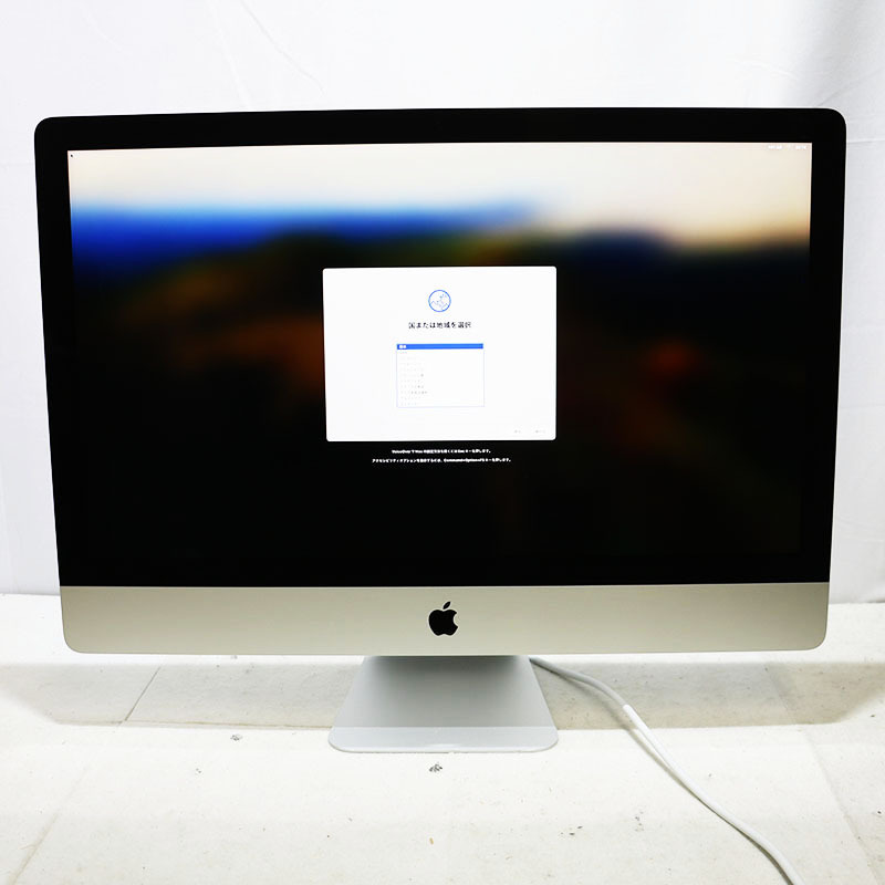 Apple iMac Retina 5K, 27インチ, 2020 3.8GHz i7/40GB/SSD 1TB 元箱あり 中古良品