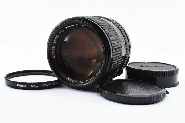 完動良品 Canon Lens New FD 85mm F1.8 MF Lens 大口径 単焦点 中望遠 レンズ / キヤノン NFD FD 明るいレンズ ボケ味抜群 #4838