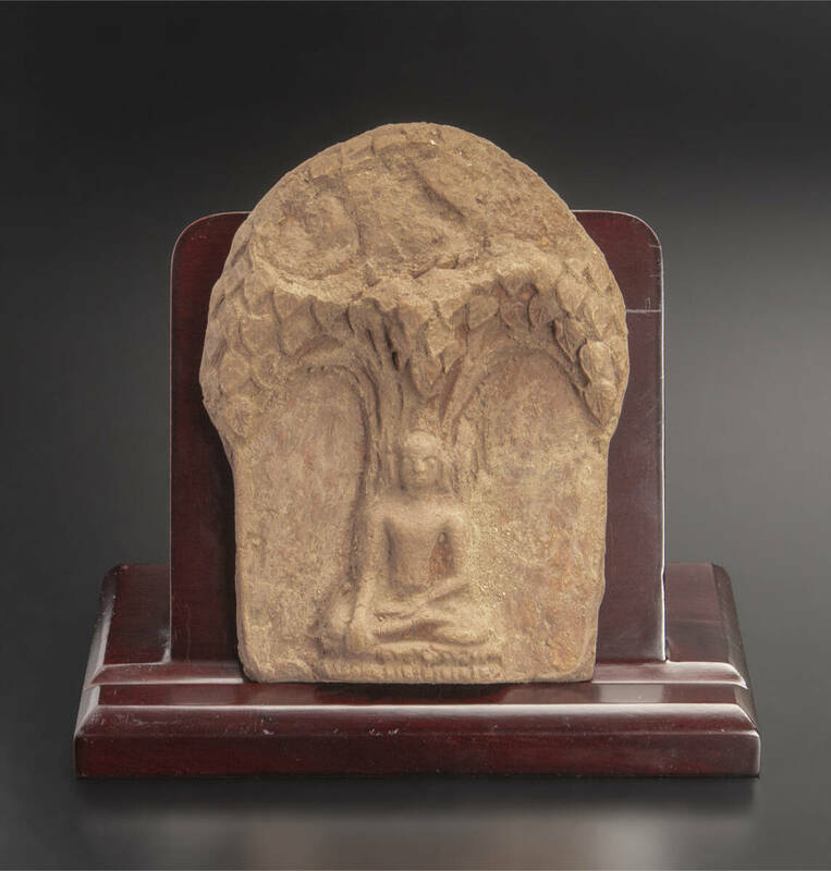 13世紀 泰国 テラコッタ 磚仏 タイ 仏像 仏教美術