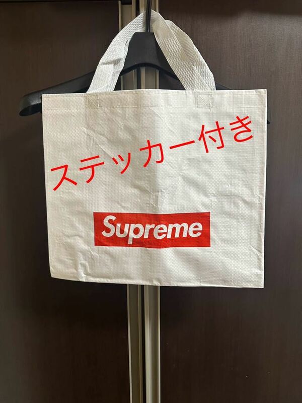 【店舗限定】ステッカー付 Supreme bag シュプリーム ショッパー ショップ袋 トートバッグ エコバッグ box logo ボックスロゴ 