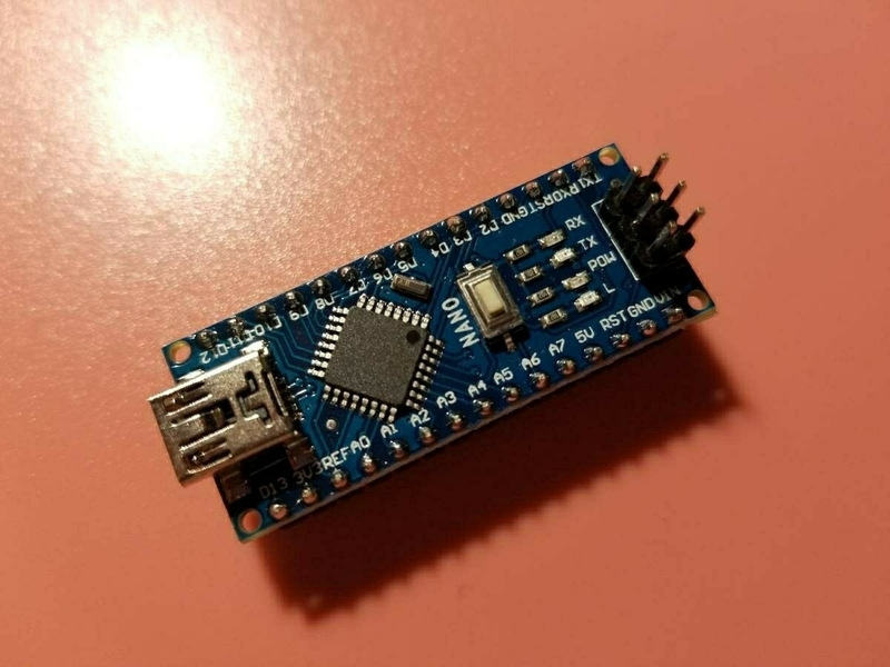 Arduino Nano 1個 ATMEGA328P-AU CH340 mini-B USB 16MHz 互換ボード 電子工作用