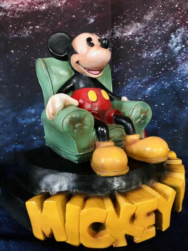 『ミッキーマウス』 ディズニーキング・オブ・スター！クラッシック♪オールド・ミッキーマウスBIG スタチュー完成品！
