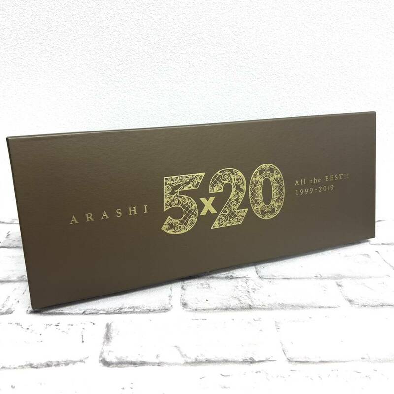【K】嵐　CD　5×20 All the BEST!! 1999-2019　初回限定盤　4CD+1DVD　ARASHI　ベストアルバム　動作未確認　美品　J-POP【4613】A