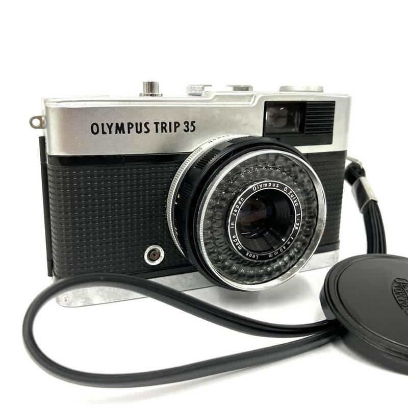 【K】OLYMPUS　オリンパス　TRIP35　フィルムカメラ　173391　動作未確認　レトロ　カメラ　 D.zuiko 1:2.8 f=40㎜　日本製【2413】A