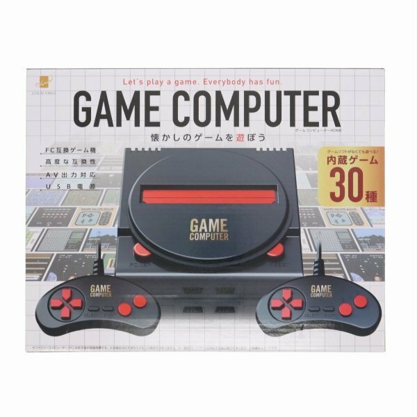 【FC互換機】GAME COMPUTER ゲームコンピューターHOME［ブラック］ 60014671