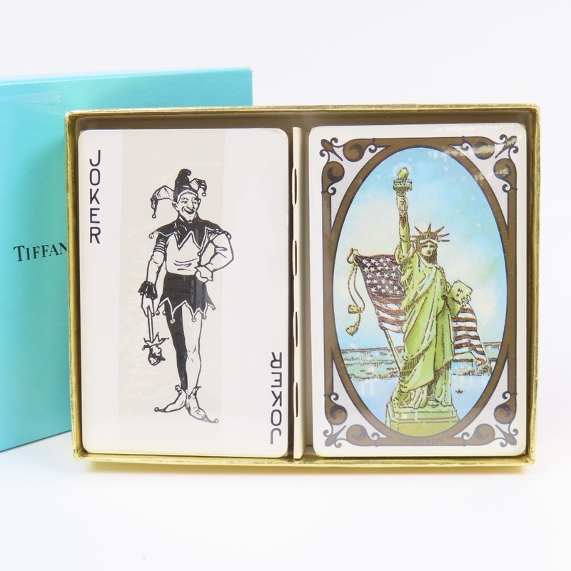 78965TIFFANY&Co. ティファニー 未使用品 トランプ 自由の女神 ブルックリン橋 カードゲーム 小物